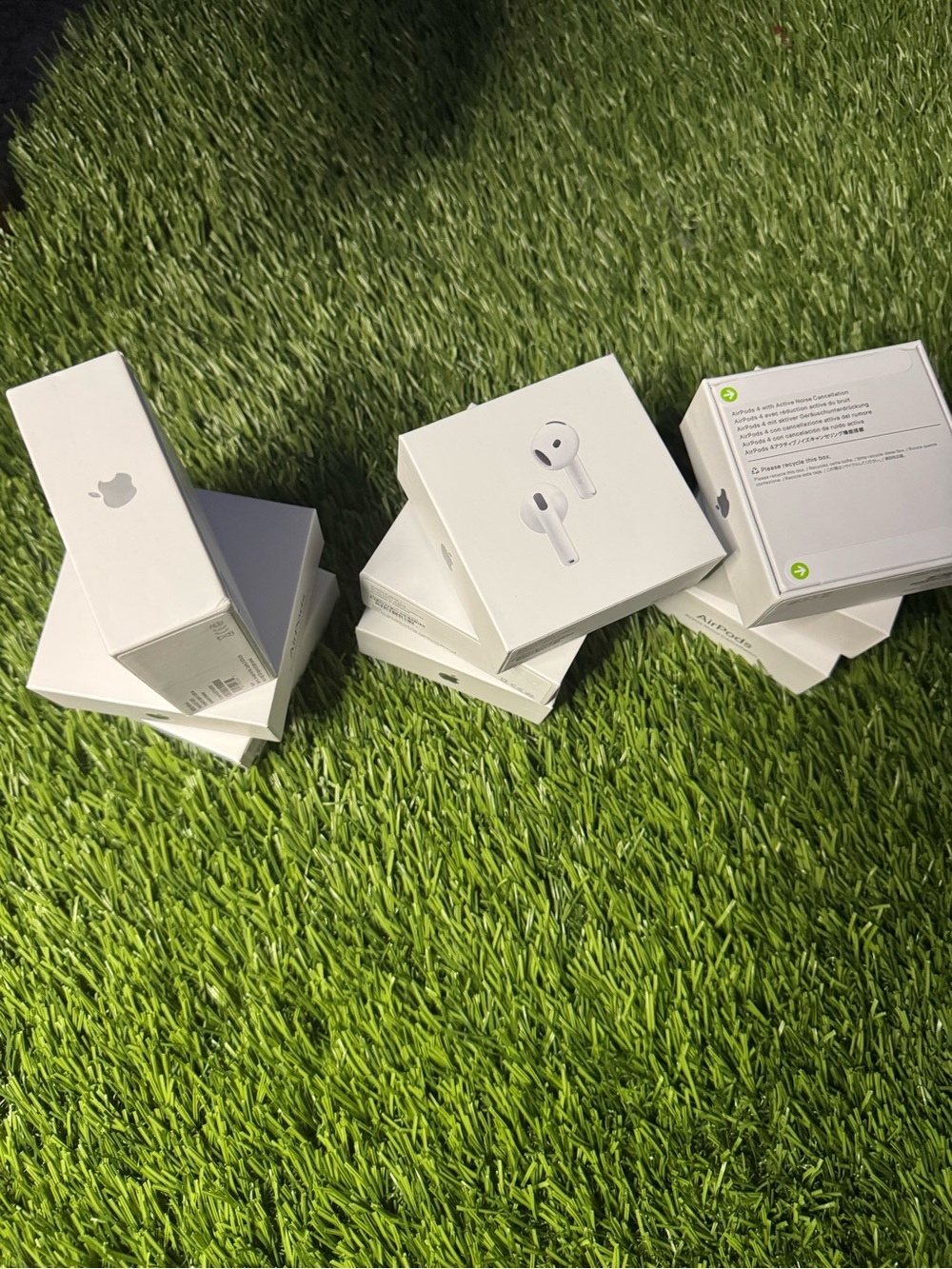 White Wireless Earbuds Boxed Set